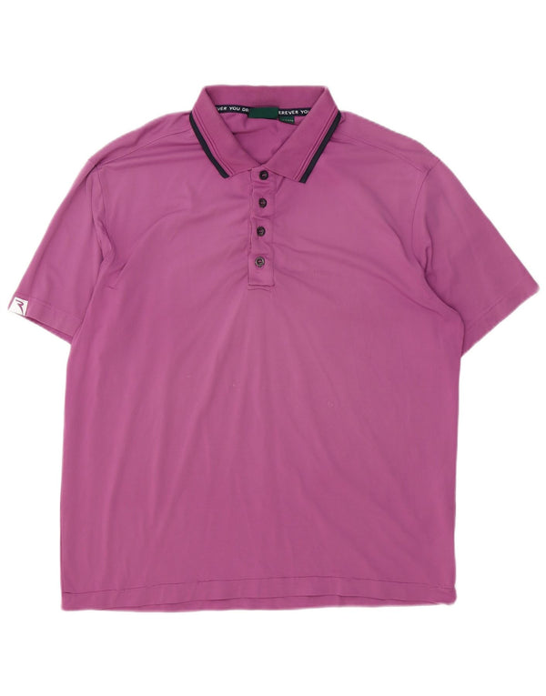 Chervo Herren Poloshirt IT 52 Large Lila Nylon