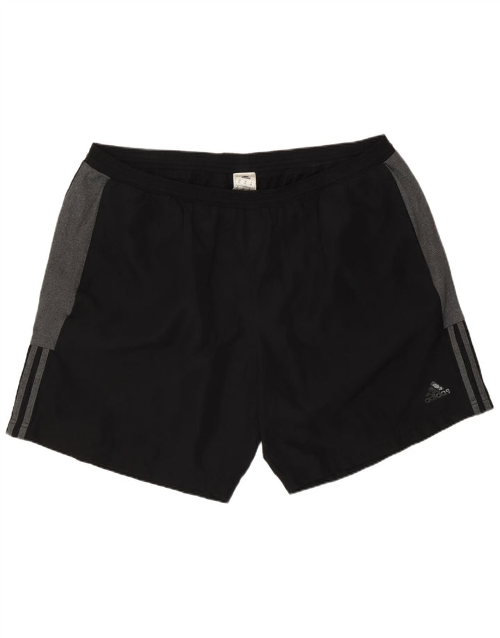 Adidas Herren Sportshorts 2XL Schwarz Colourblock Polyester