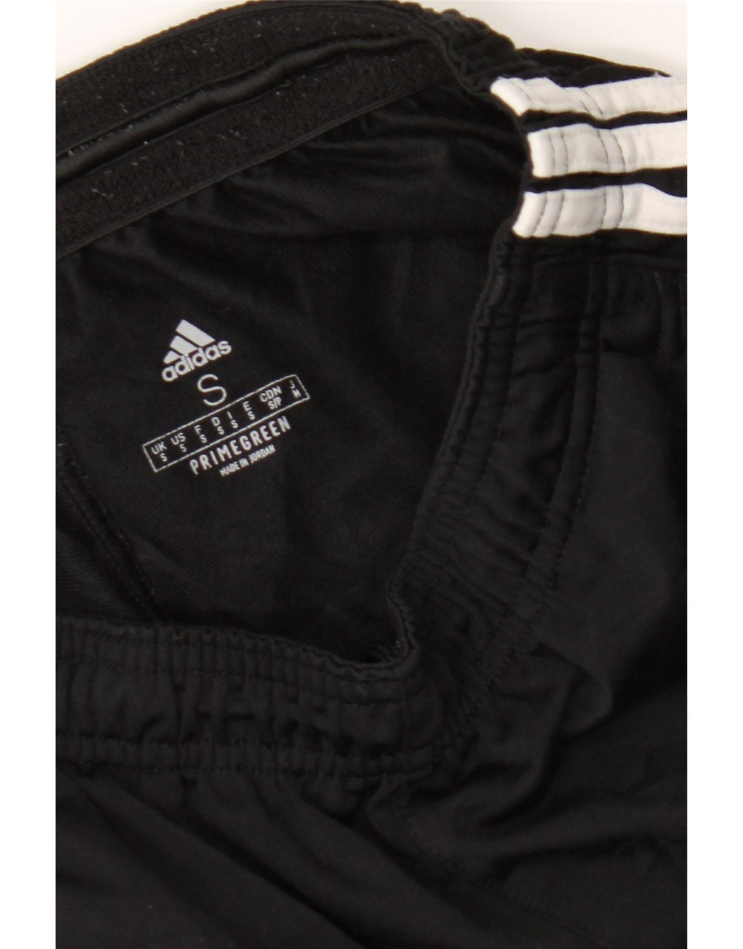 ADIDAS Mens Tracksuit Trousers Joggers Small Black Polyester Vintage Adidas and Second-Hand Adidas from Messina Hembry 