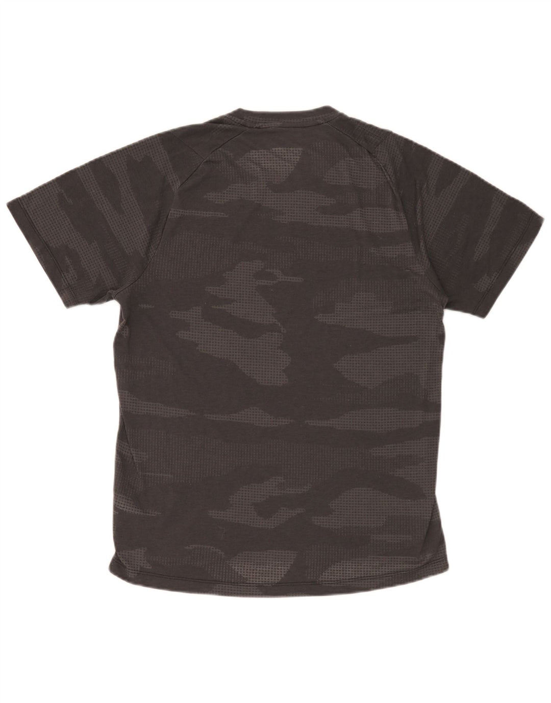 Adidas Herren Climalite T-Shirt Top Mittelgraues Camouflage-Polyester