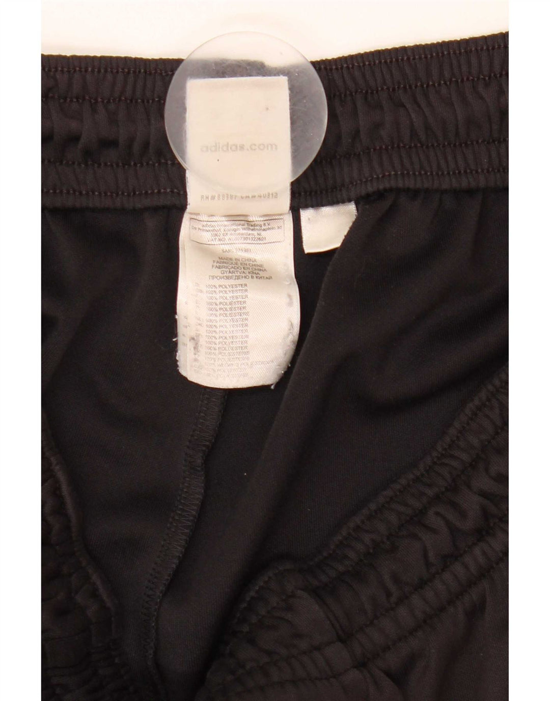 Adidas Herren Climalite Sport Shorts Mittelschwarz gestreift Polyester