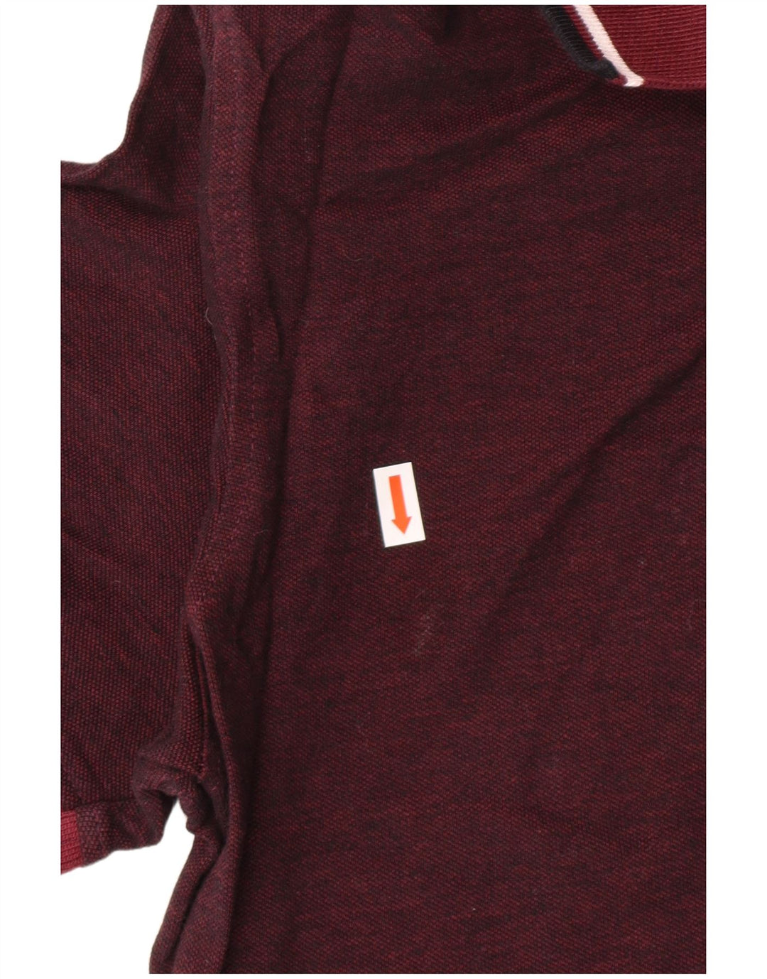 JACK & JONES Herren-Poloshirt aus mittlerer burgunderroter Baumwolle