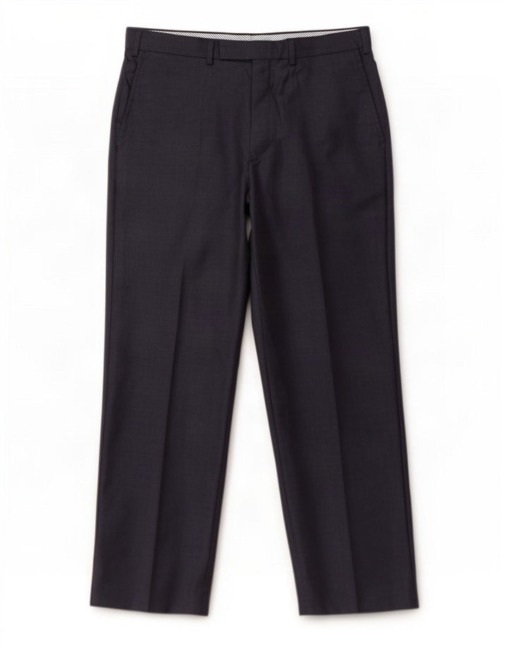 Gerade Herren-Anzughose von Marks & Spencer, W38, L31, marineblaue Wolle