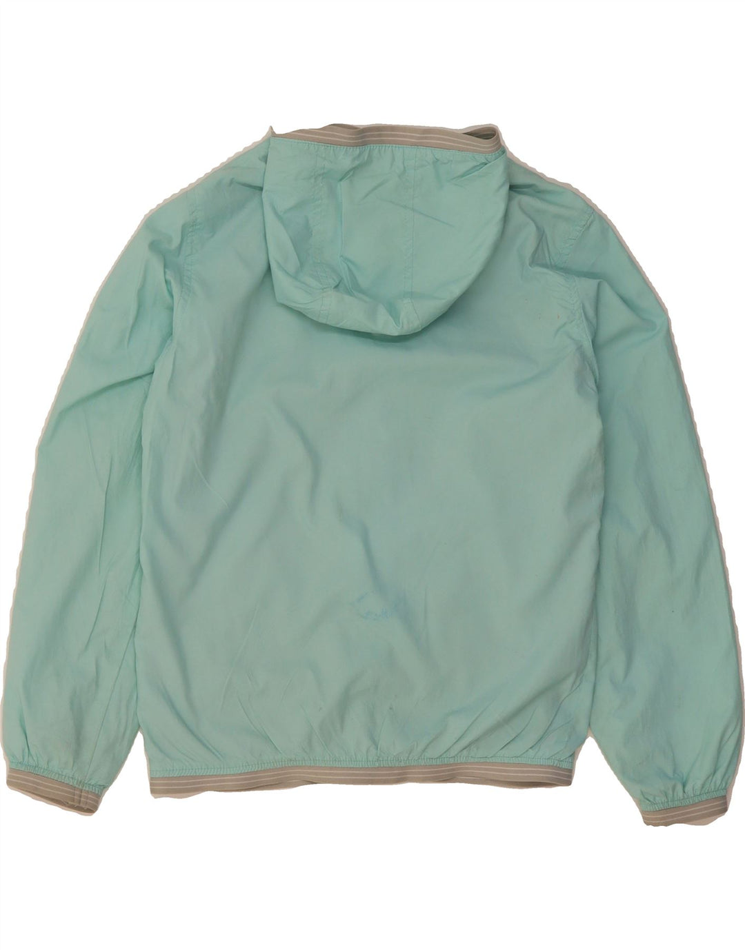 HARMONT & BLAINE Girls Hooded Rain Jacket 11-12 Years Blue Polyester Vintage Harmont & Blaine and Second-Hand Harmont & Blaine from Messina Hembry 