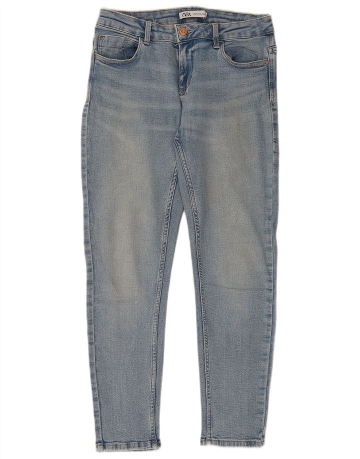 Zara Damen Skinny Jeans EU 40 Medium W30 L28 Blau