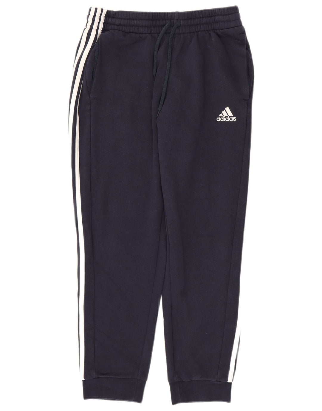 ADIDAS Herren-Trainingshose, Jogginghose, groß, marineblau, Baumwolle