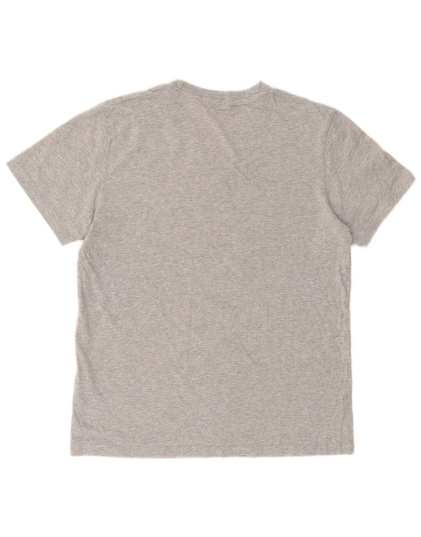 PAUL SMITH Herren-T-Shirt mit grafischem Motiv, klein, grau, Baumwolle mit Animal-Print