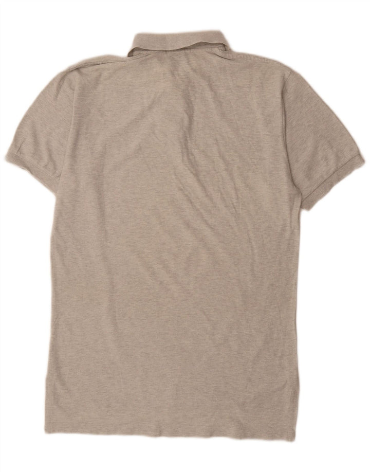 Polo Ralph Lauren Herren-Poloshirt aus mittelgrauer Baumwolle