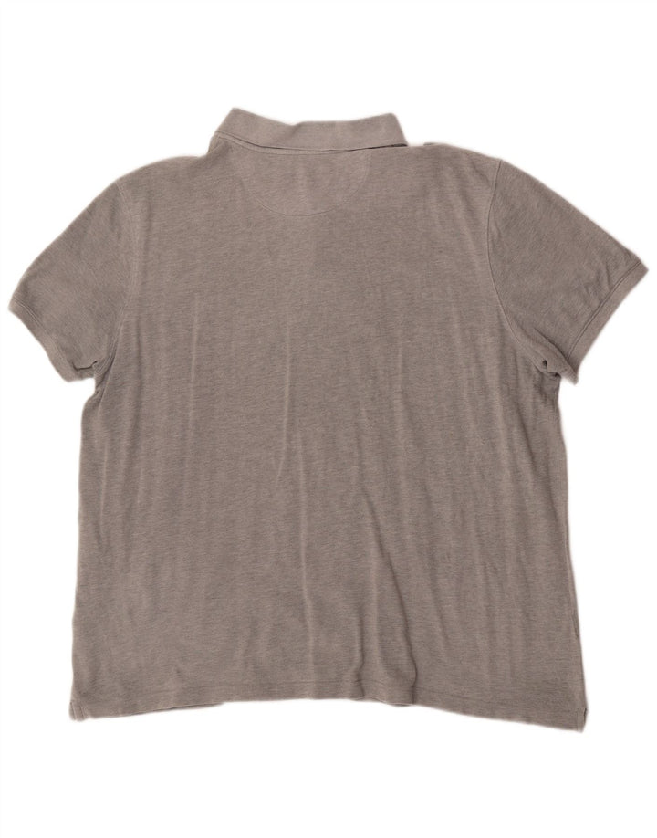 Timberland Herren Poloshirt XL Grau Baumwolle