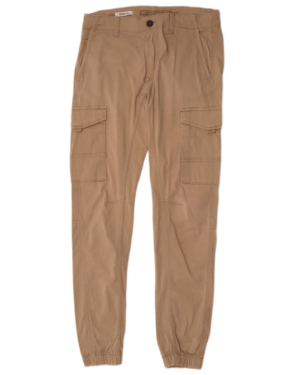 Jack & Jones Herren Paul Tapered Cargohose W31 L34 Beige Baumwolle
