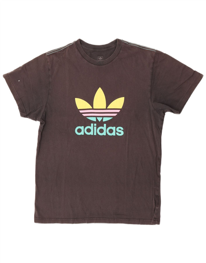 Adidas Herren Graphic T-Shirt Top Medium Schwarz