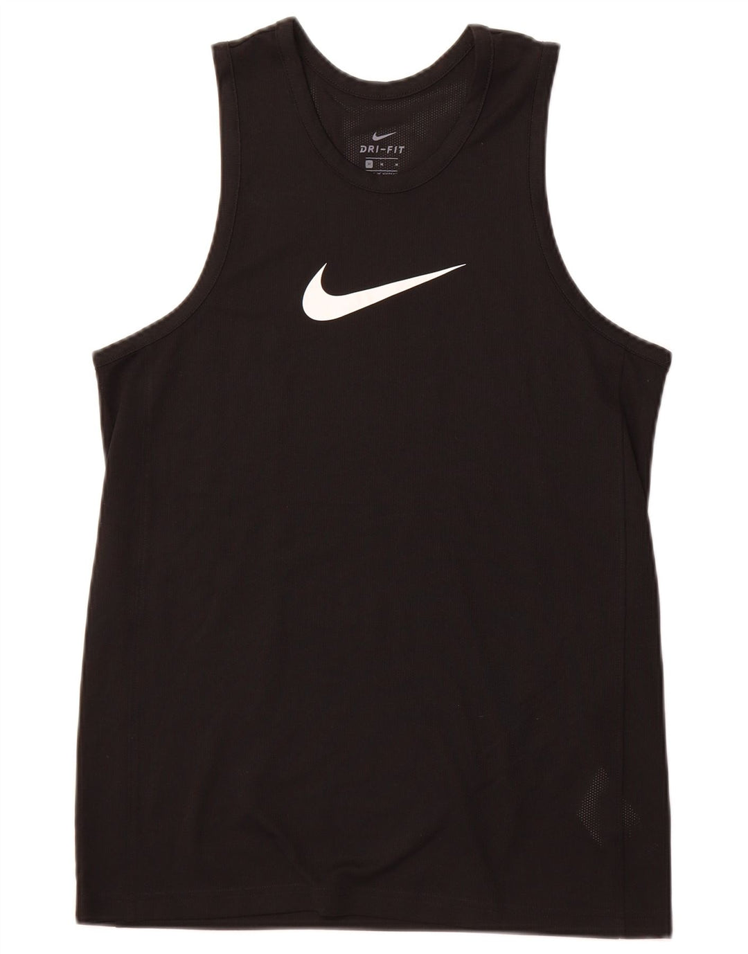 NIKE Herren Dri Fit Graphic Weste Top Medium Schwarz Polyester Sport