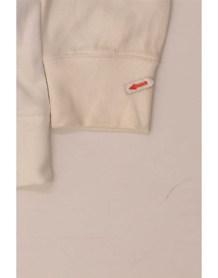 Nike Herren-Sweatshirt mit Grafik, groß, aus weißer Baumwolle