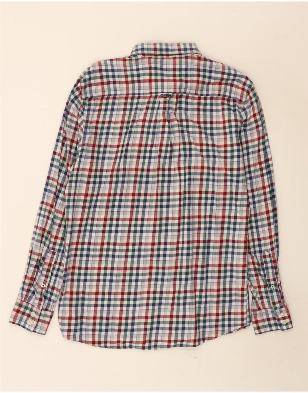 Crew Clothing Herren-Flanellhemd mit klassischer Passform, mittelgroß, mehrfarbig, Gingham