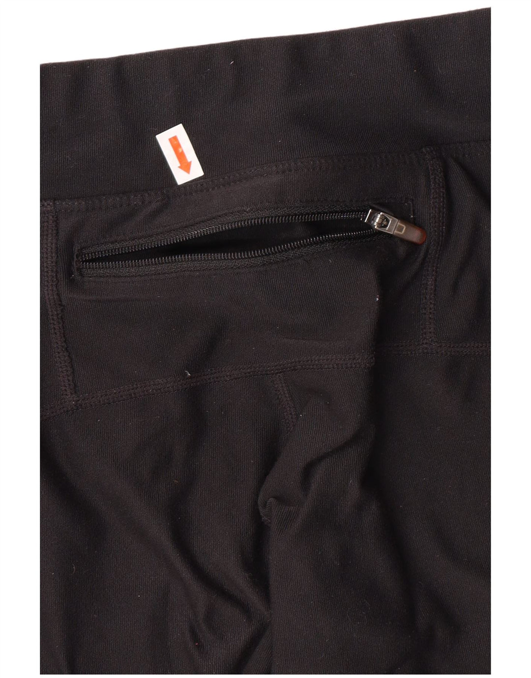 NIKE Damen Leggings UK 10 Small Schwarz Polyester