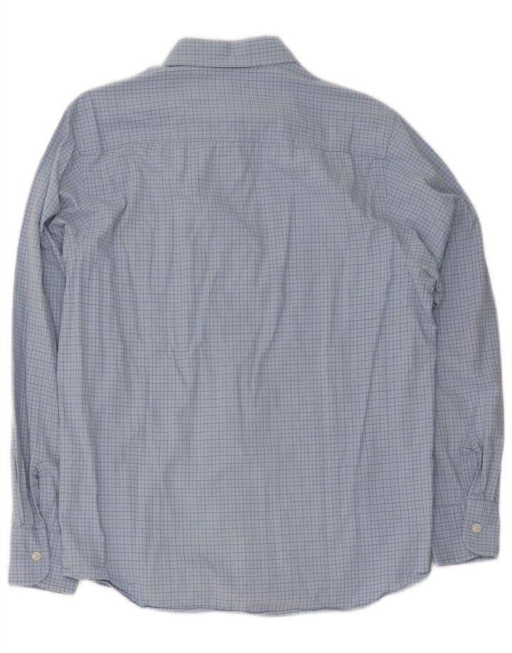 Levi's Herrenhemd aus mittelblauer, karierter Baumwolle
