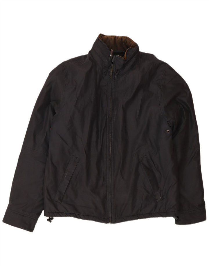 Marks & Spencer Herren-Windbreaker-Jacke, Größe S, Marineblau, Polyester, UK 36