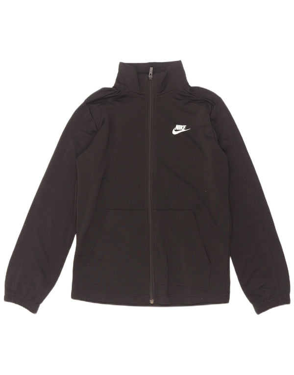 Nike Jungen-Trainingsanzug-Oberteil mit Standard-Grafik, 12–13 Jahre, Größe L, Schwarz