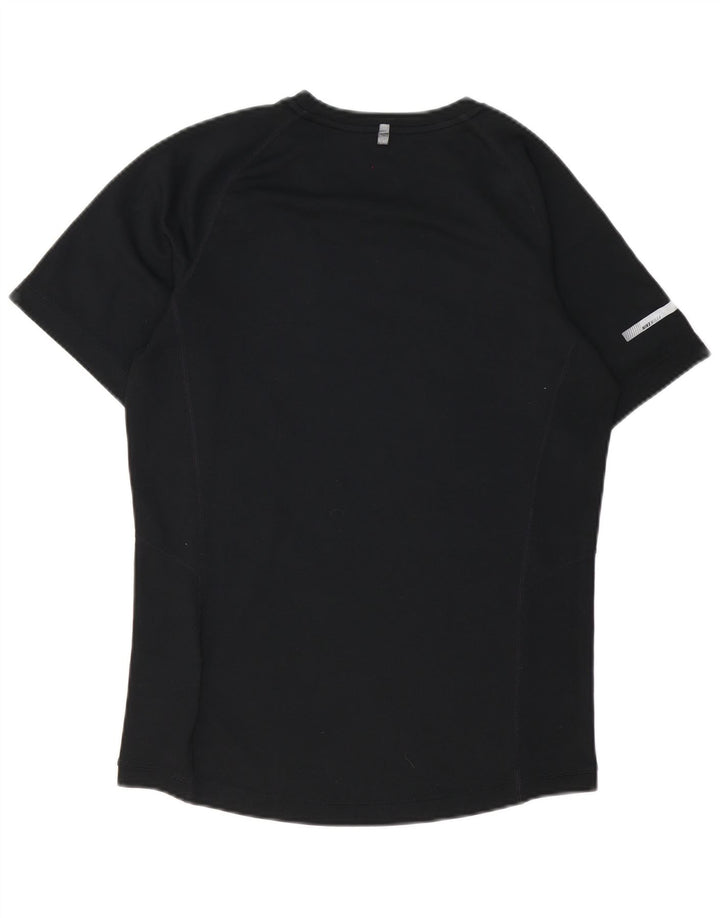 NIKE Herren Dri Fit T-Shirt Top Small Schwarz Polyester