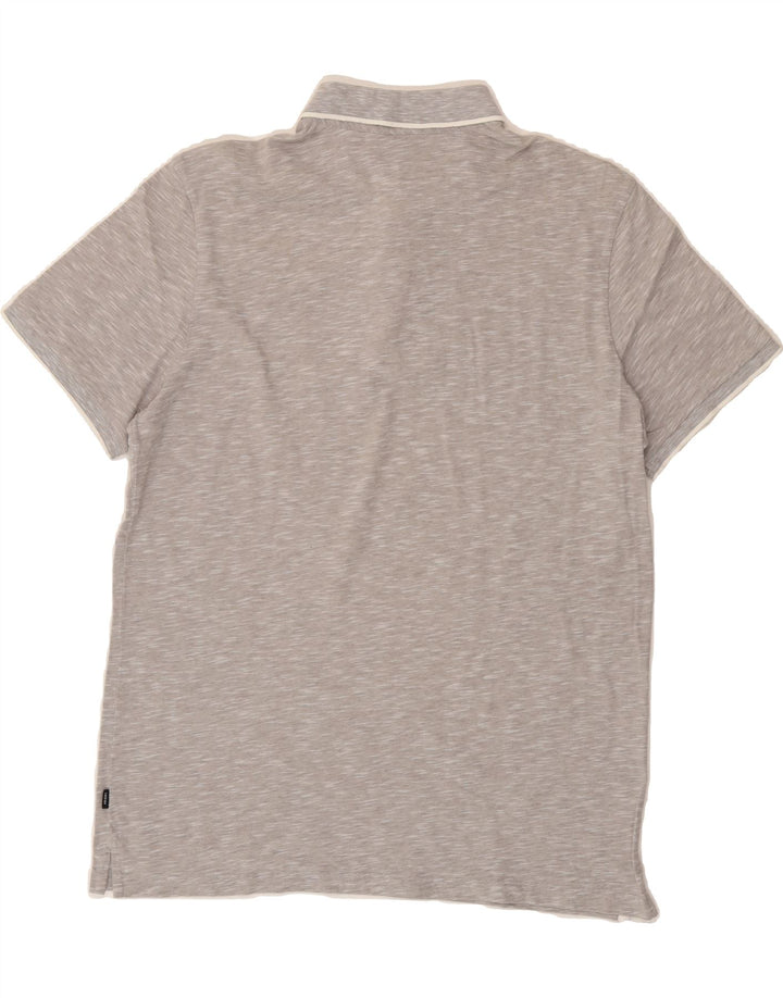JOOP Mens Polo Shirt Medium Grey Flecked Vintage Joop and Second-Hand Joop from Messina Hembry 