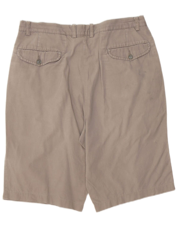 CARRERA Herren Pegged Chino Shorts W36 Large Grau Baumwolle