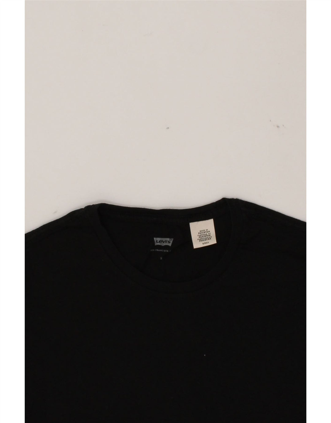 LEVI'S Mens T-Shirt Top Small Black Vintage Levi's and Second-Hand Levi's from Messina Hembry 