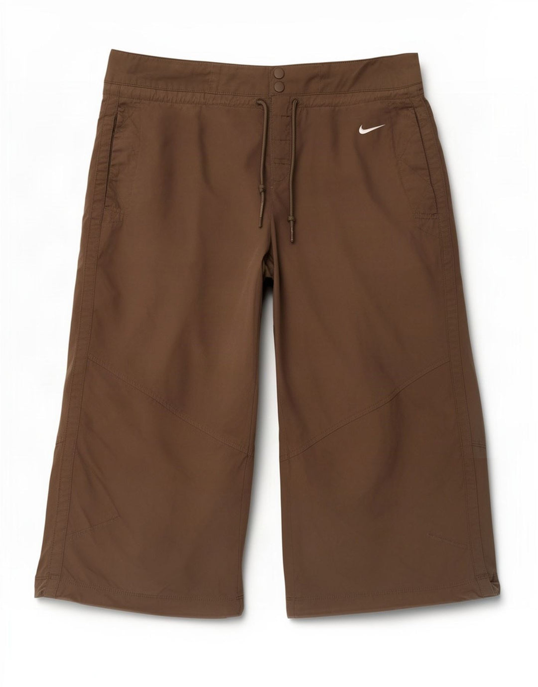 Nike Damen Caprihose UK 8/10 Small W30 L20 Braunes Polyester
