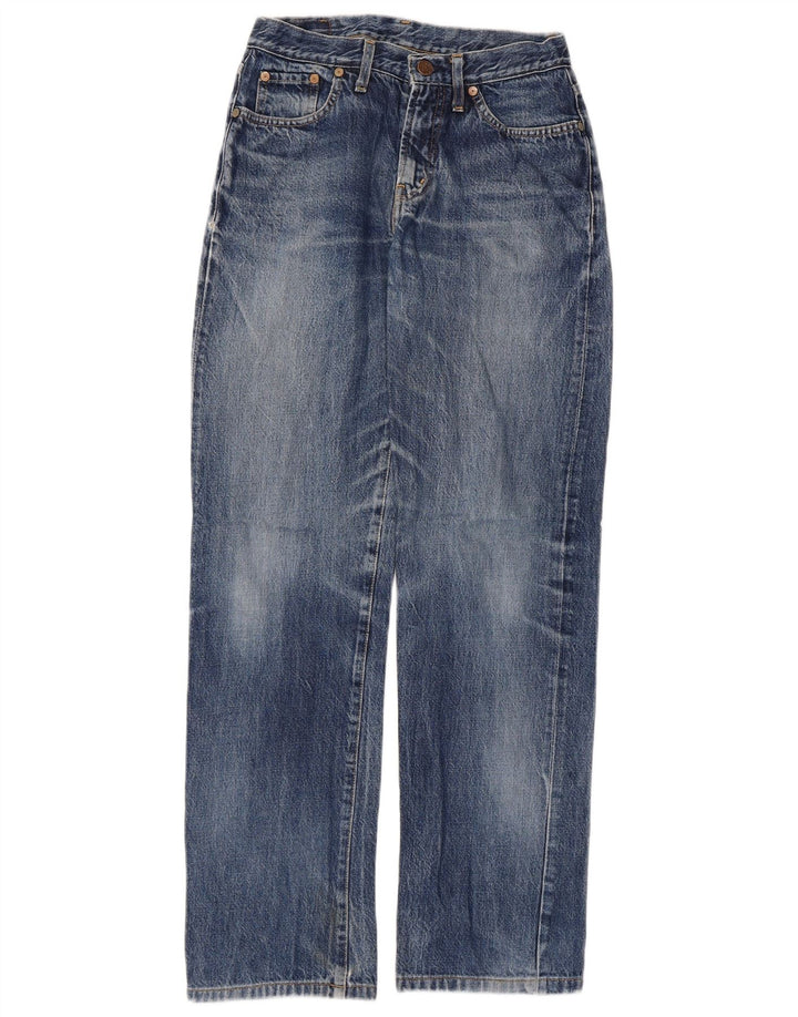 Replay Damen Straight Jeans W28 L32 Blaue Baumwolle