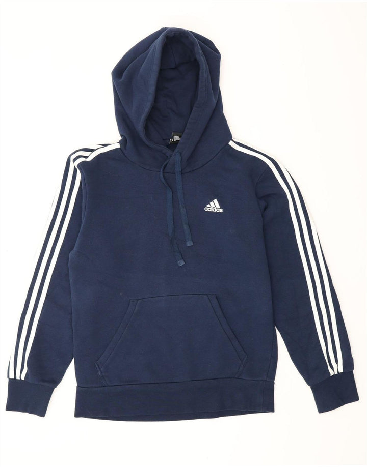 ADIDAS Herren Kapuzenpullover, klein, marineblau, Baumwolle