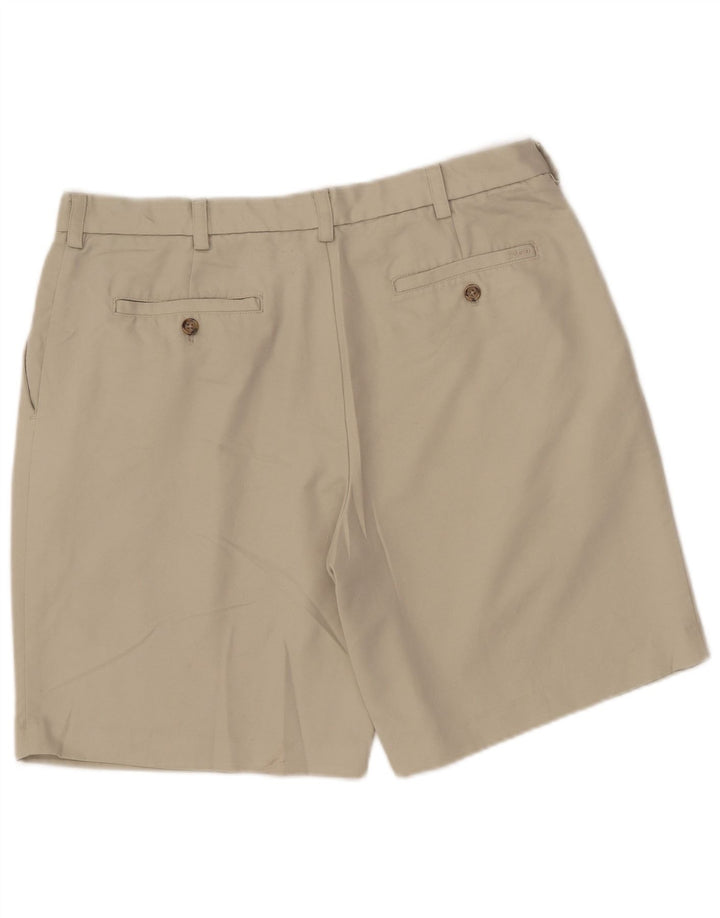 IZOD Herren Pegged Chino Shorts W36 Large Beige Polyester