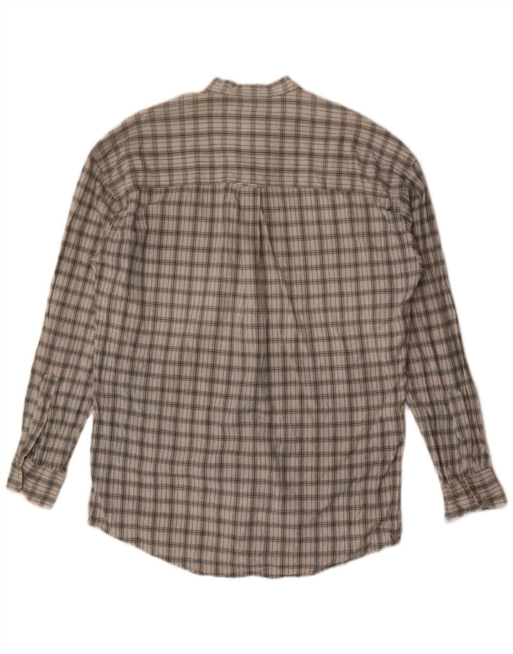 Chaps Ralph Lauren Herren-Hemd, mittelkhakifarben, kariert, Baumwolle