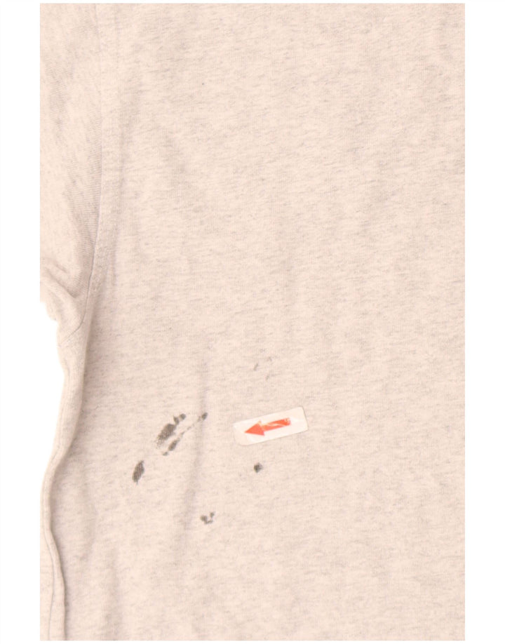 Carhartt Herren T-Shirt-Oberteil aus mittelgrauer Baumwolle