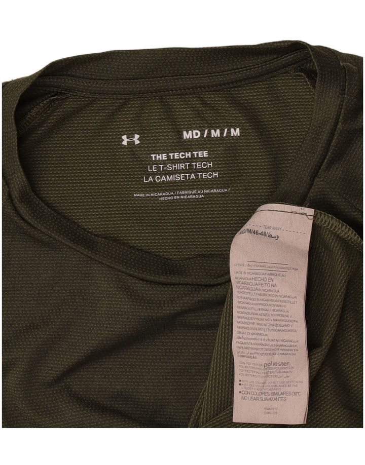 Under Armour Herren T-Shirt Top Medium Khaki Polyester