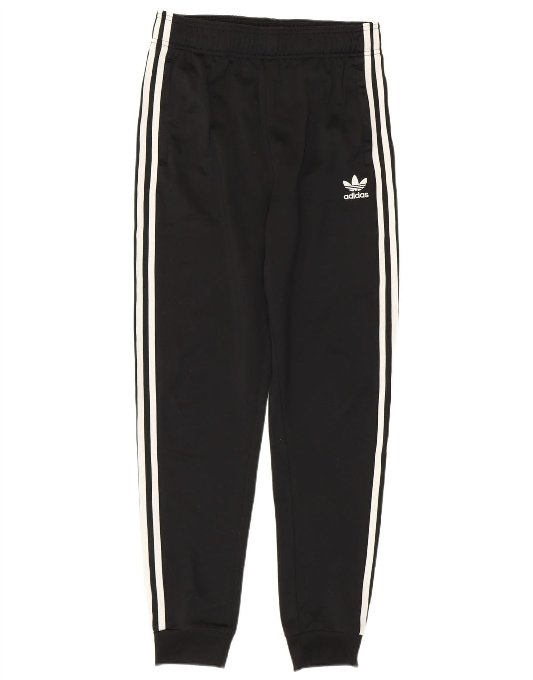 ADIDAS Jungen-Trainingshose, Jogginghose, 14–15 Jahre, schwarz gestreift, Polyester