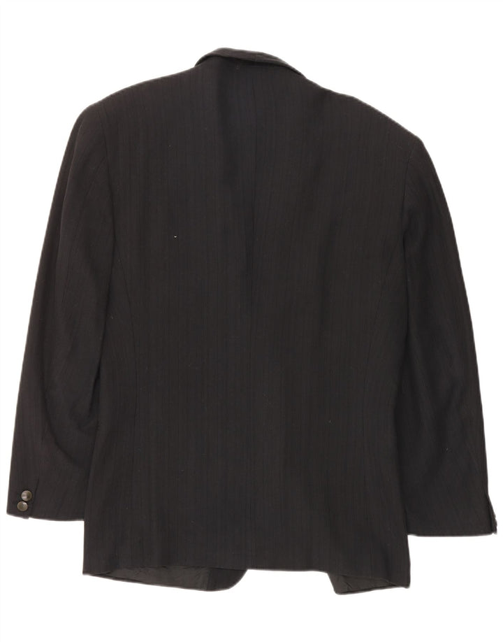 Maurizio Baldassari Herren Zweireiher-Blazerjacke UK 38 Medium Schwarz