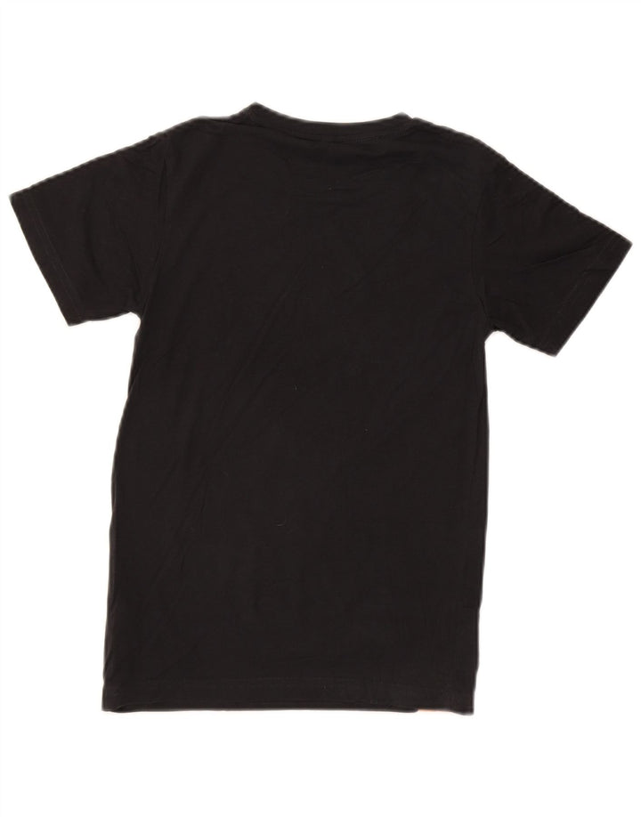 HERE & THERE  Boys Graphic T-Shirt Top 10-11 Years Black Cotton