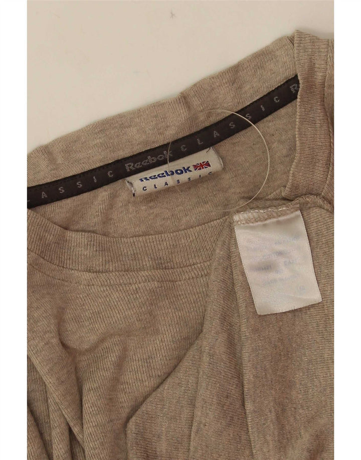 Reebok Herren T-Shirt Top XS Grau Baumwolle