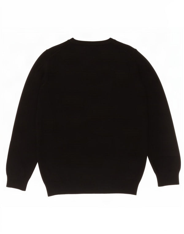Marks & Spencer Damen-Pullover mit V-Ausschnitt, Gr. 12, mittelschwarz