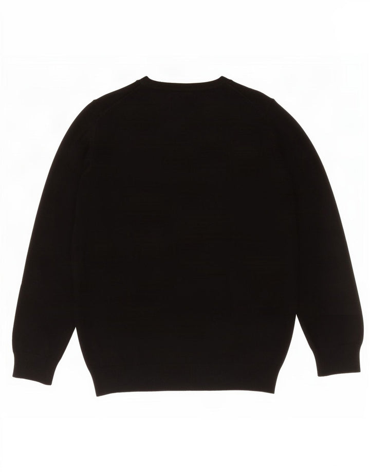 Marks & Spencer Damen-Pullover mit V-Ausschnitt, Gr. 12, mittelschwarz