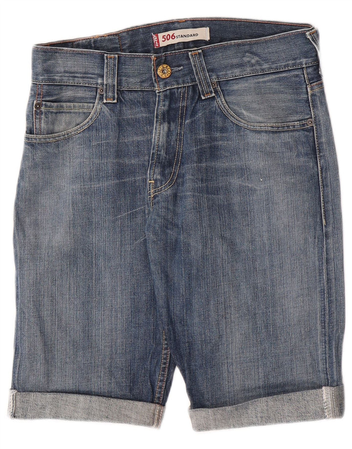 Levi's Herren 506 Denim Shorts W31 Mittelblaue Baumwolle