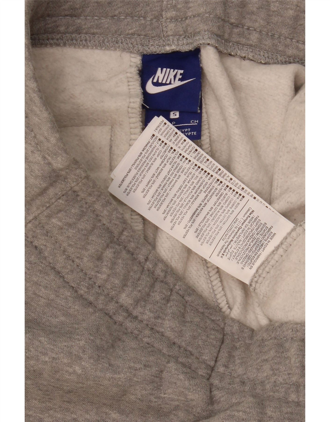 Nike Herren-Trainingshose, Jogginghose, Größe S, graue Baumwolle