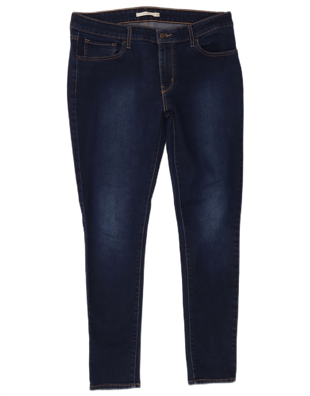 Levi's Damen 711 Skinny Jeans W32 L29 Marineblau
