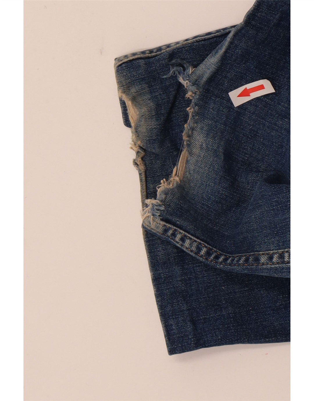 Crew Clothing Herren Regular Straight Jeans W38 L27 Blaue Baumwolle