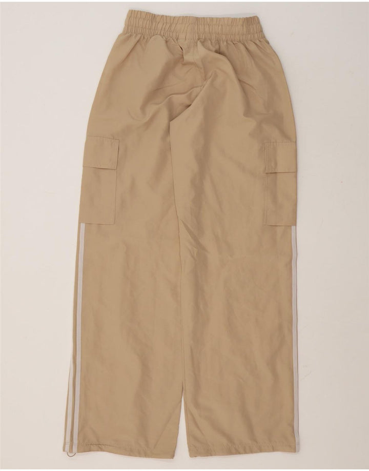 Adidas Damen Cargo-Trainingshose UK 8/10 Small Beige Polyester