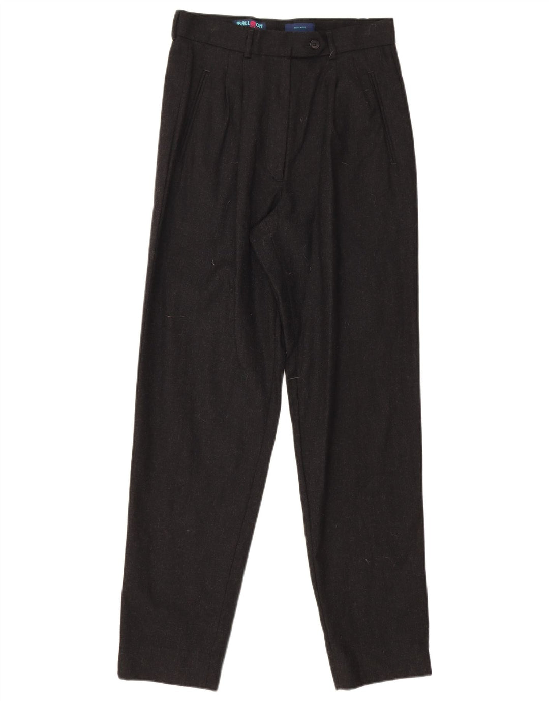 Balloon Womens Pegged Suit Hose IT 42 Medium W27 L28 Schwarze Wolle