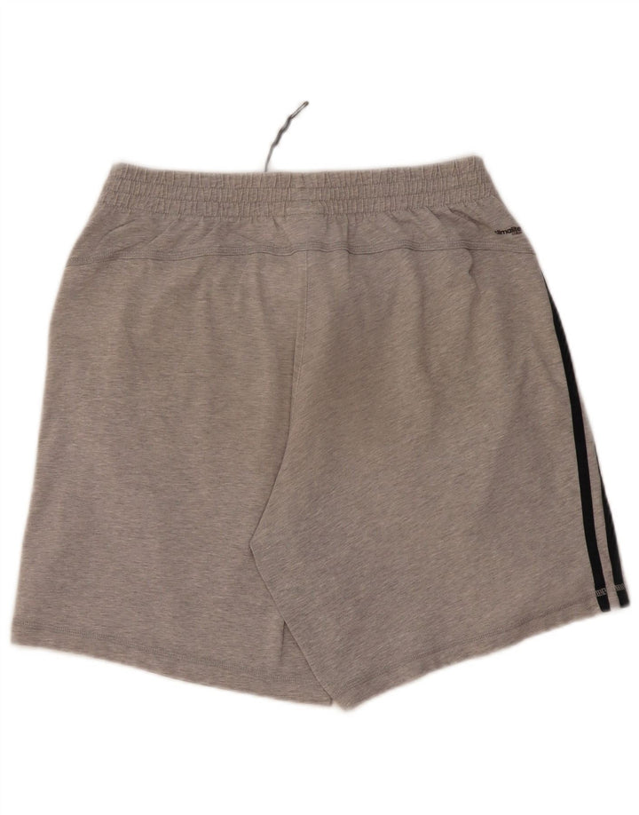 ADIDAS Herren Climalite Sport Shorts Mittelgrau gefleckte Baumwolle