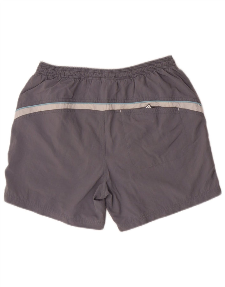 Adidas Badeshorts für Jungen, 15–16 Jahre, graues Colourblock-Polyester