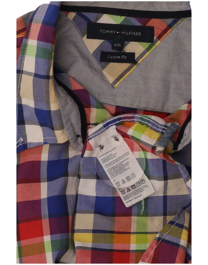 Tommy Hilfiger Herren-Hemd mit individueller Passform, 2XL, mehrfarbig, kariert, Baumwolle