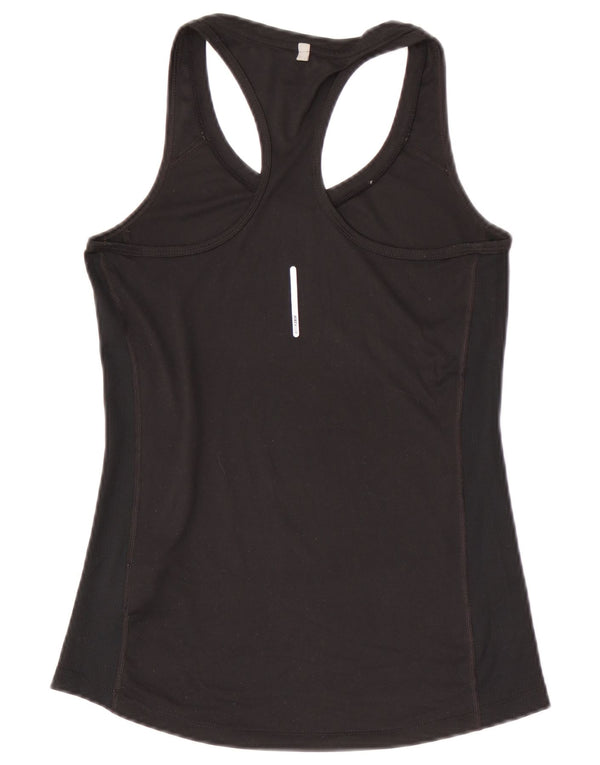 Nike Damen Dri Fit Weste Top UK 8 Small Schwarz Polyester