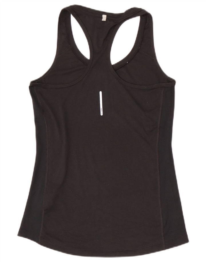 Nike Damen Dri Fit Weste Top UK 8 Small Schwarz Polyester